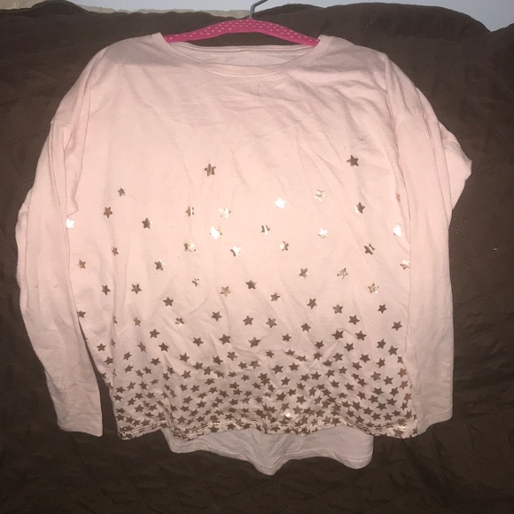 Old navy Girls Star Shirt long sleeve tee - Picture 1 of 1
